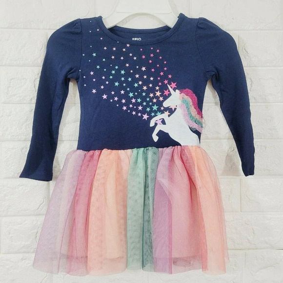 Epic Threads Toddler Girls All Over Print.Size 6X - Picture 2 of 3